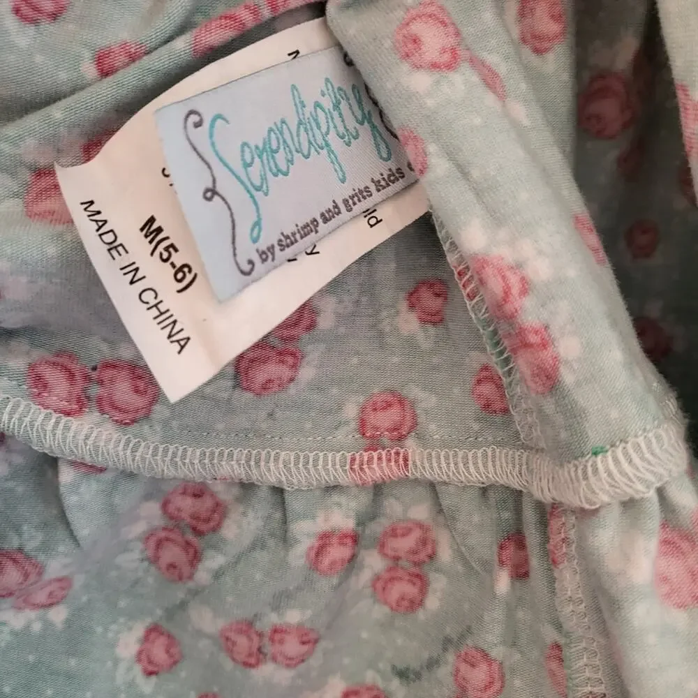 Serpendity 5/6 floral print twirl dress